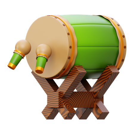 Mosque Drum  3D Icon