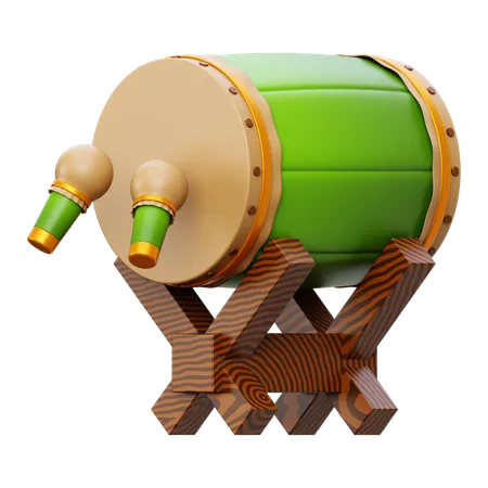 Mosque Drum  3D Icon