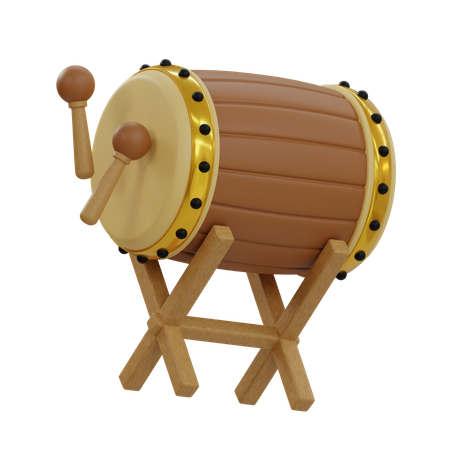 Mosque Drum  3D Icon