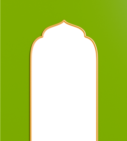 Mosque Frame  3D Icon