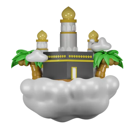 Mosque Kabbah  3D Icon