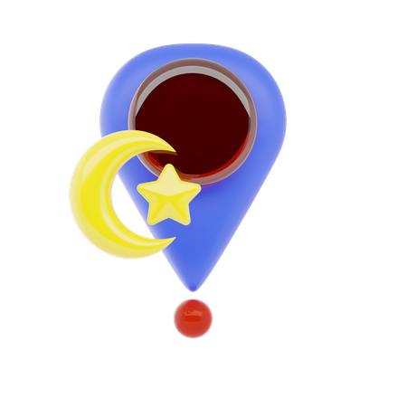 モスクの場所  3D Icon