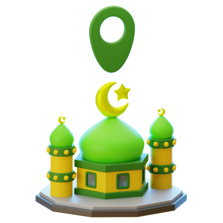 MOSQUE LOCATION  3D Icon