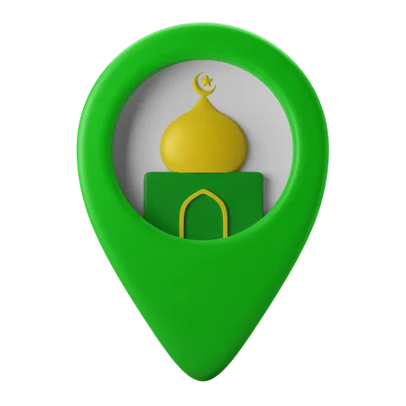 Mosque Location  3D Icon