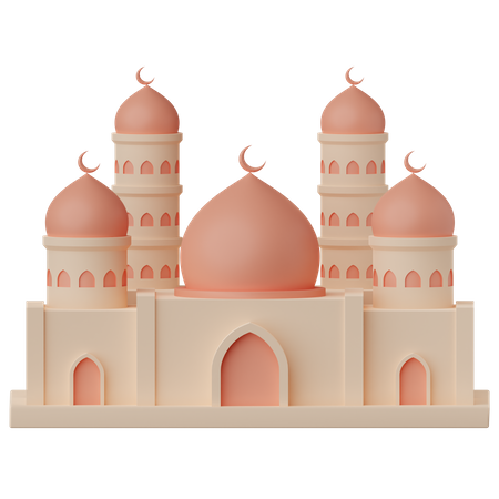 Mosque Masjid  3D Icon