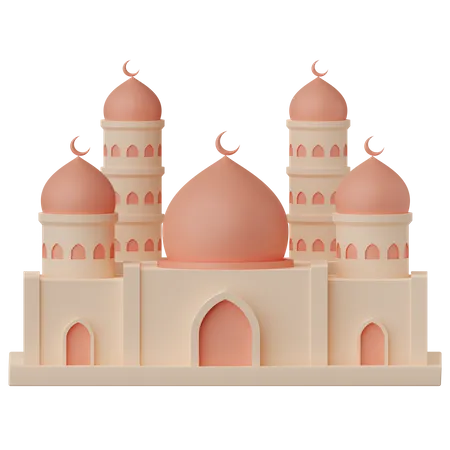 Mosque Masjid  3D Icon