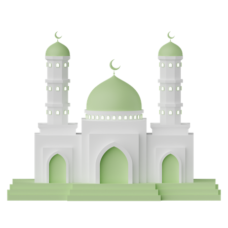 Mosque Masjid  3D Icon