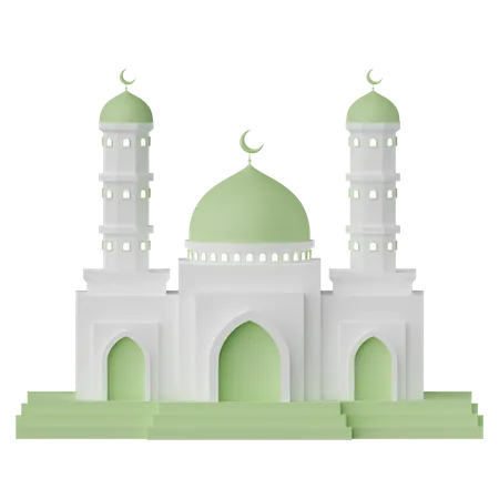 Mosque Masjid  3D Icon