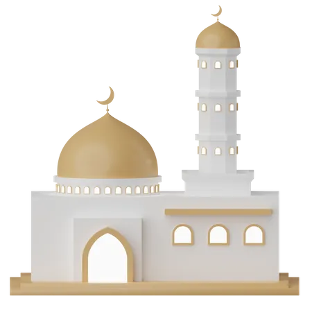 Mosque Masjid  3D Icon