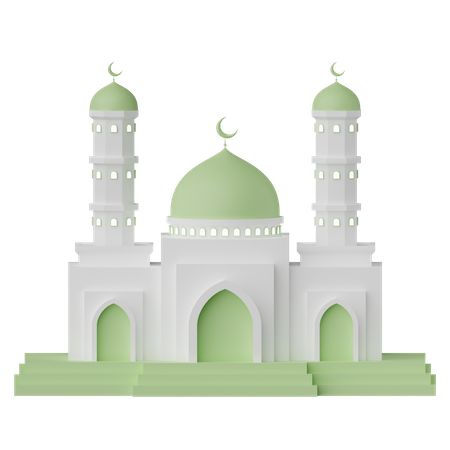 Mosque Masjid  3D Icon