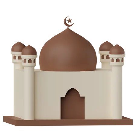 Mosque Masjid 3 D 3D Icon