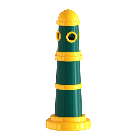 Mosque Minaret 3 D Illustration 3D Icon