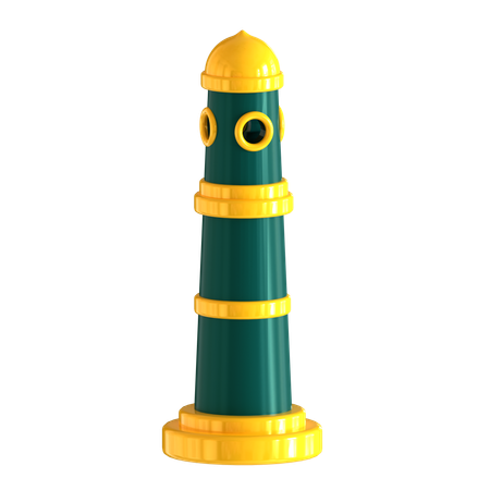 Mosque Minaret  3D Icon