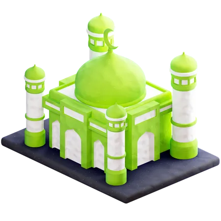 Mosque Real Estate Property 3D Icon