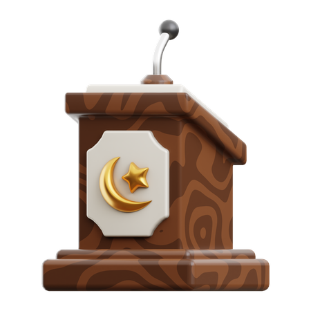 Mosque Pulpit  3D Icon