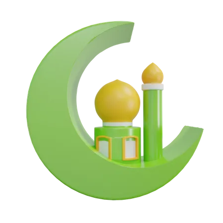 Mosque Symbol 3D Icon