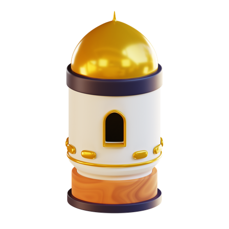 Mosque Tower  3D Icon