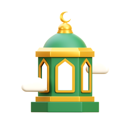 Mosque Tower  3D Icon