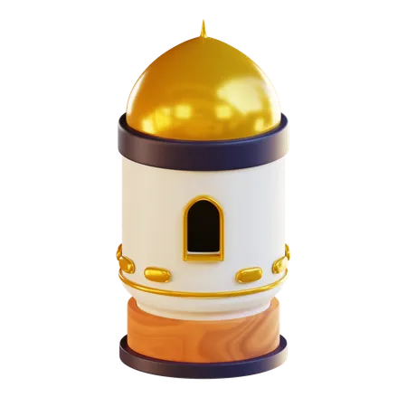 Mosque Tower  3D Icon