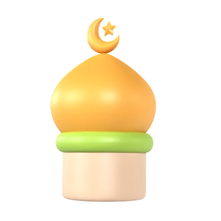 Mosque Tower  3D Icon