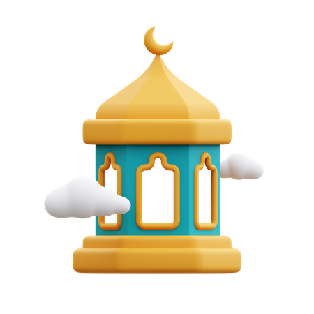 Mosque Tower  3D Icon