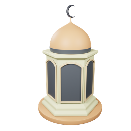 Mosque Tower  3D Icon