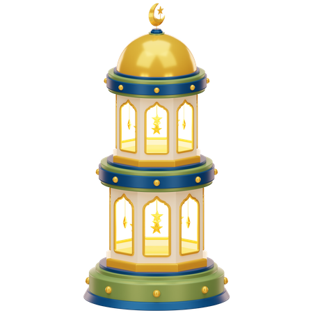 モスクの塔  3D Icon
