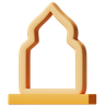 3d window frame logo