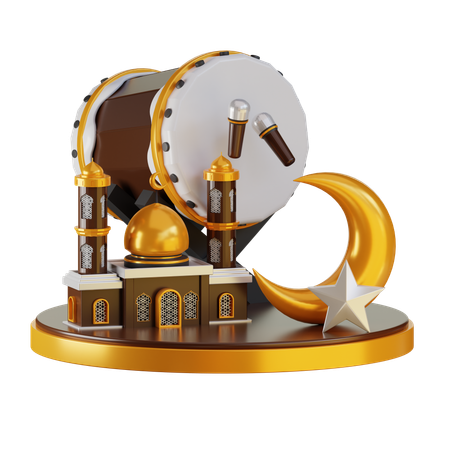 Mosquée  3D Icon