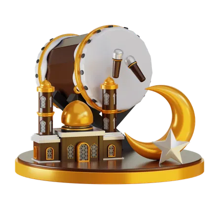 Mosquée  3D Icon