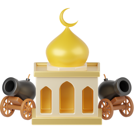 Mosquée  3D Illustration