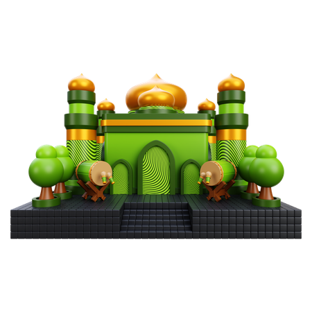 Mosquée  3D Icon