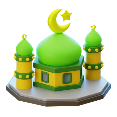 Mosquée  3D Icon