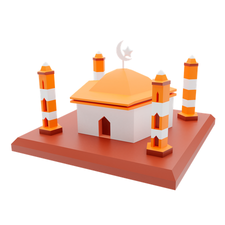 Mosquée  3D Illustration