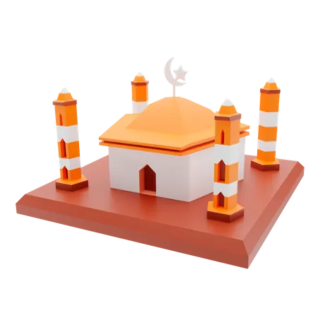 Mosquée  3D Illustration