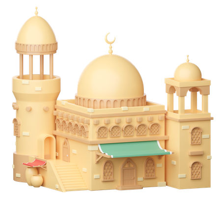 Mosquée  3D Illustration