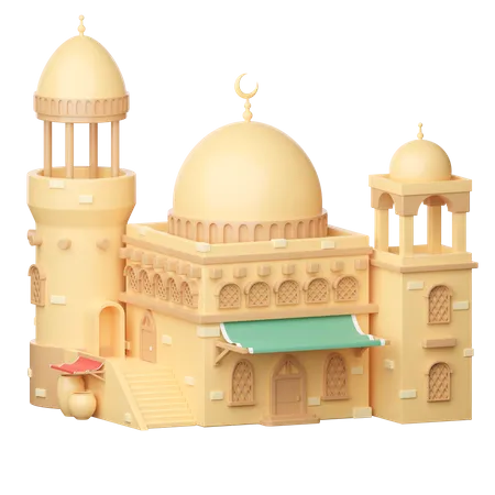 Mosquée  3D Illustration