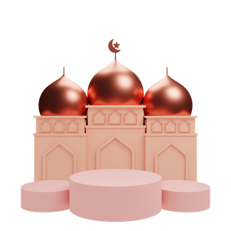 Mosquée  3D Illustration