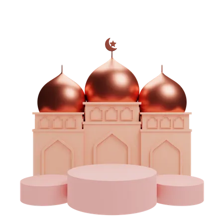 Mosquée  3D Illustration