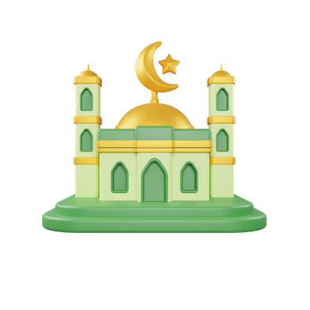 Mosquée  3D Illustration