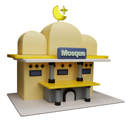 Mosquée  3D Icon