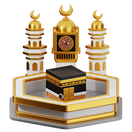 La sainte mosquée  3D Icon