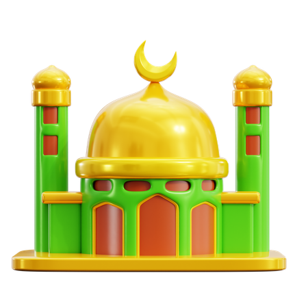 Bâtiment de la mosquée  3D Icon