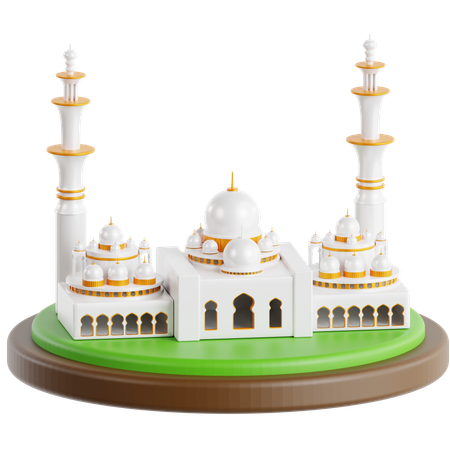 Mosquée Cheikh Zayed  3D Icon