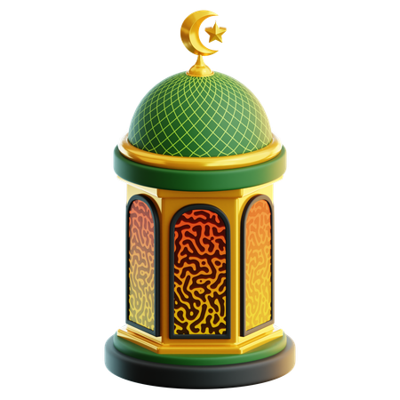 Dôme de la mosquée  3D Icon