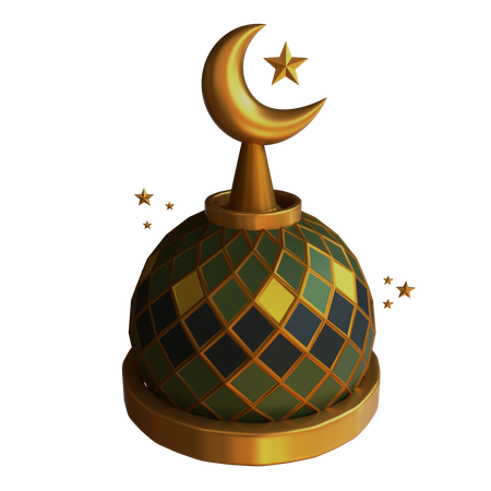 Dôme de la mosquée  3D Icon