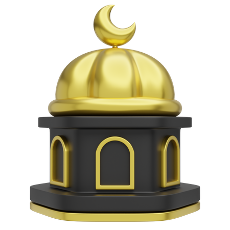 Et le dôme de la mosquée  3D Icon