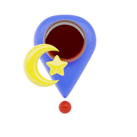 Emplacement de la mosquée  3D Icon
