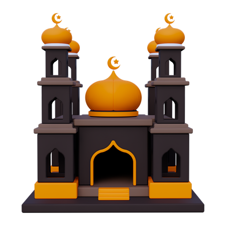 Mosquée islamique  3D Icon