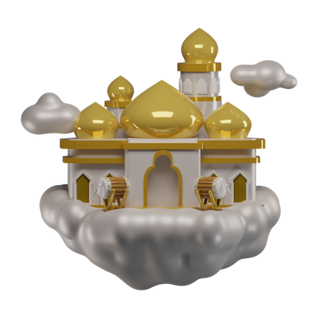 Mosquée islamique  3D Icon